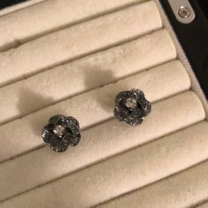 Betsy Johnson Flower Earrings